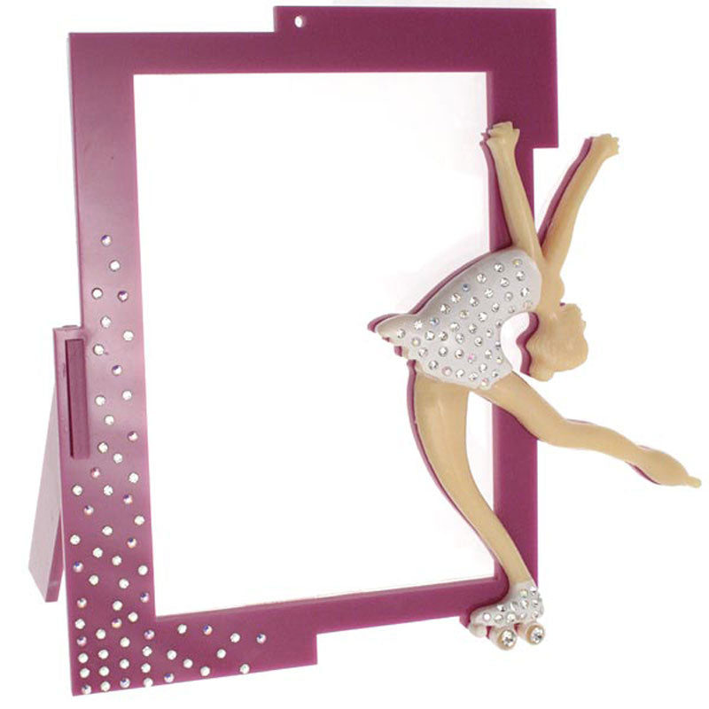 Cornice pattinaggio portafoto fucsia
