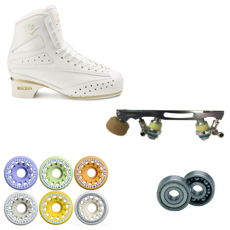 Edea Fly + Komplex Silver Plus + Abec 1 + ruote Azzurra pattino completo a rotelle - Original Sport