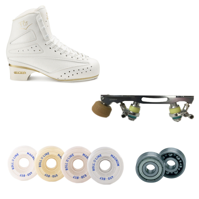 Edea Fly + Silver Plus + Abec 1 + ruote Magnum pattino completo a rotelle - Original Sport