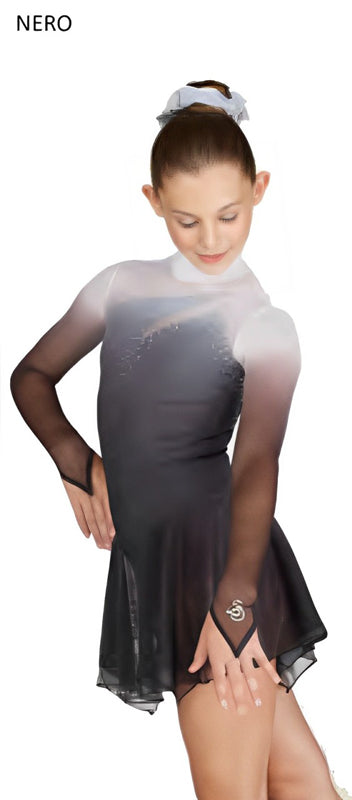 Mod. 2078 Schwarzes Sagester-Kleid