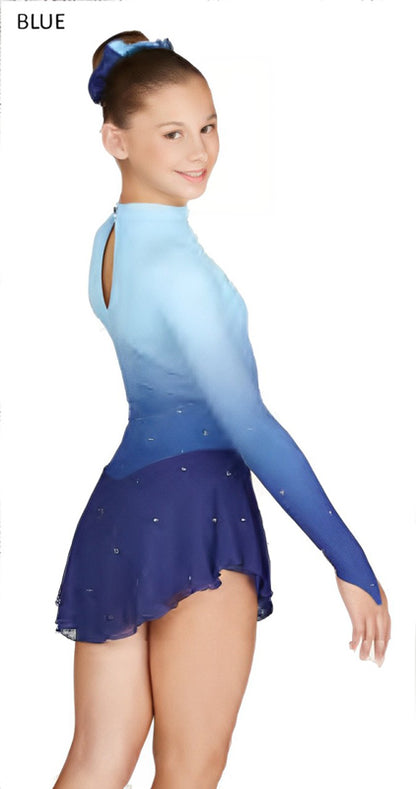 Mod. 2079 Blaues Sagester-Kleid