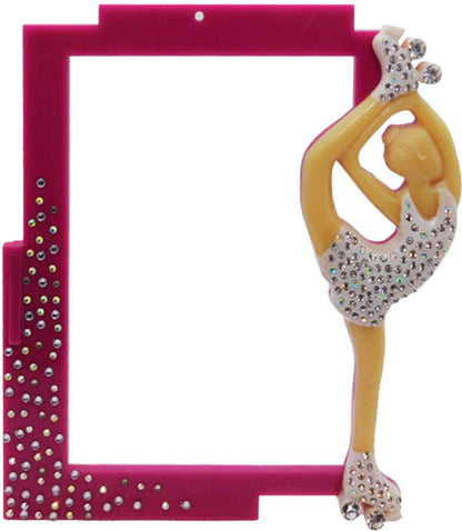 Fuchsia skating photo frame