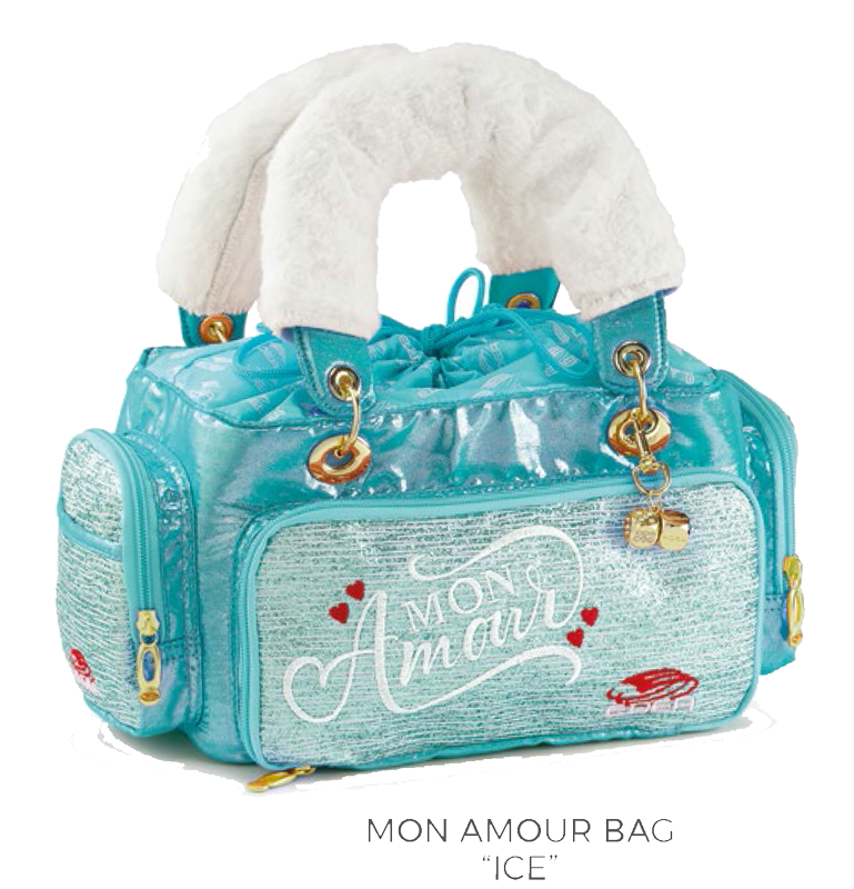 Edea Borsetta da pattinaggio Mon Amour Ice e rotelle azzurra