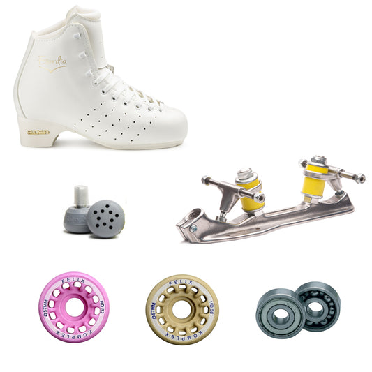 Edea Esordio + Free Time + Abec 1 + ruote a scelta pattino completo a rotelle - Original Sport