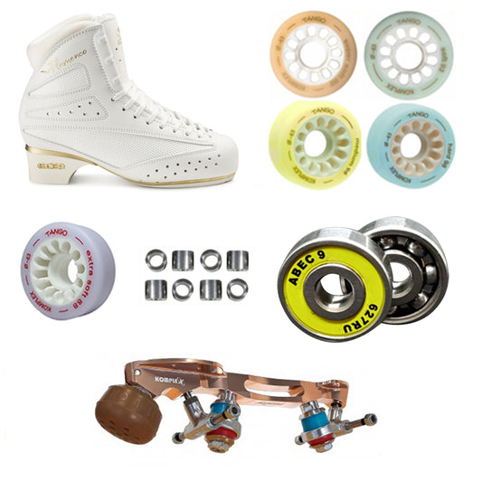 Edea Flamenco + Axiom + Abec 9 RU + ruote Tango pattino completo a rotelle - Original Sport