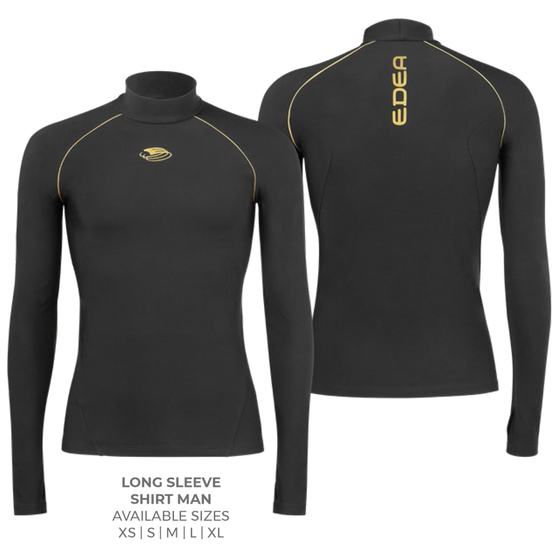 Edea Men's Black Long Sleeve T-Shirt