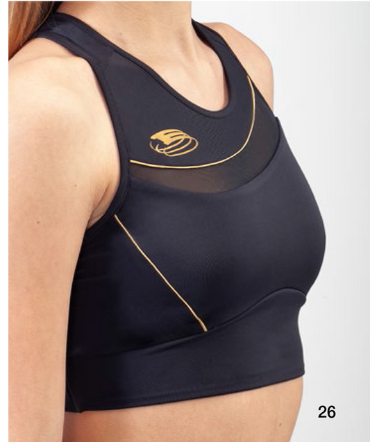 Edea Women's Black Top with Front Detail