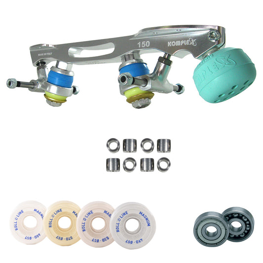 Komplex 016 Silver  + Roll Line Magnum + Abec 1 + Distanziatori - Original Sport