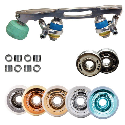Komplex 016 Silver  + Roll Line Giotto  + Abec 5 + Distanziatori - Original Sport