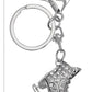 Portachiavi con strass pattino ghiaccio - Original Sport