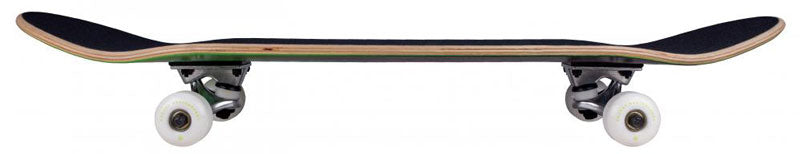 Skateboard side detail  Double Dipped Black/Green