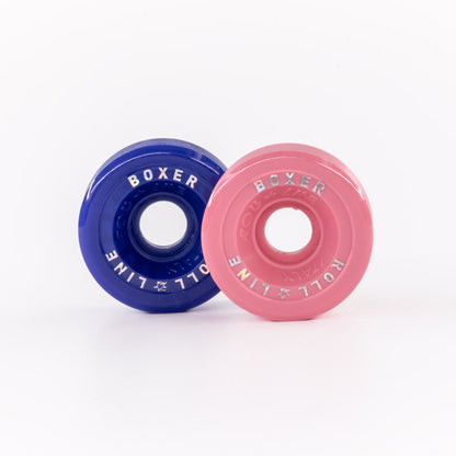 Roll Line skating wheels Boxer blu and pink - Original Sport