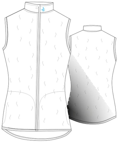 Sagester disegno gilet donna - Original Sport