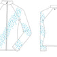 Sagester disegno giacca con strass