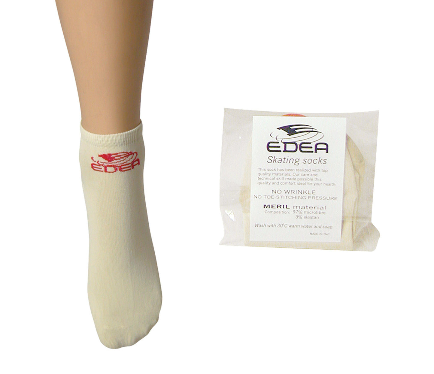 Elfenbein Edea Socken