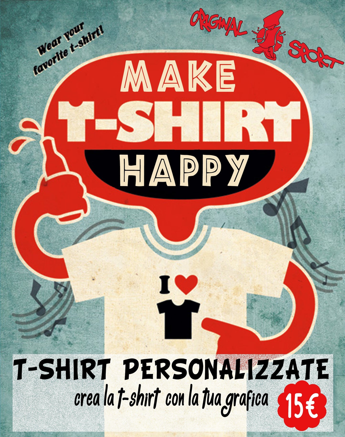 T-shirt personalizzata - Original Sport