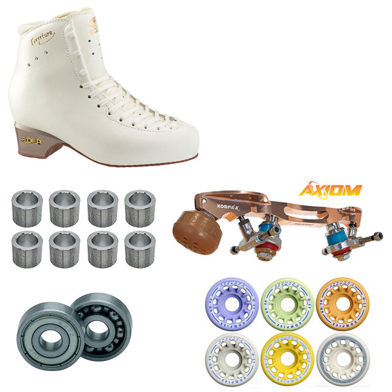 Edea Overture + Axiom + Abec 1 + ruote Azzurra pattino completo a rotelle - Original Sport