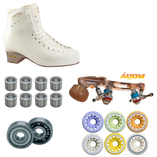 Edea Overture + Axiom + Abec 1 + ruote Azzurra pattino completo a rotelle - Original Sport