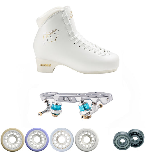 Edea scarpa Classica + Dance + Abec 1 + Ruote Bolero pattino completo a rotelle - Original Sport