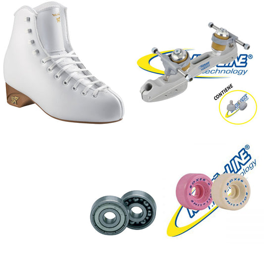 Risport scarpa Venus + Variant F + Abec 1 + ruote Boxer  pattino completo a rotelle - Original Sport