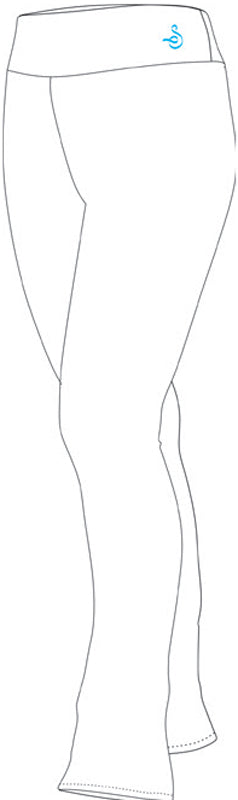 Sagester disegno mod. 464  leggings donna - Original Sport