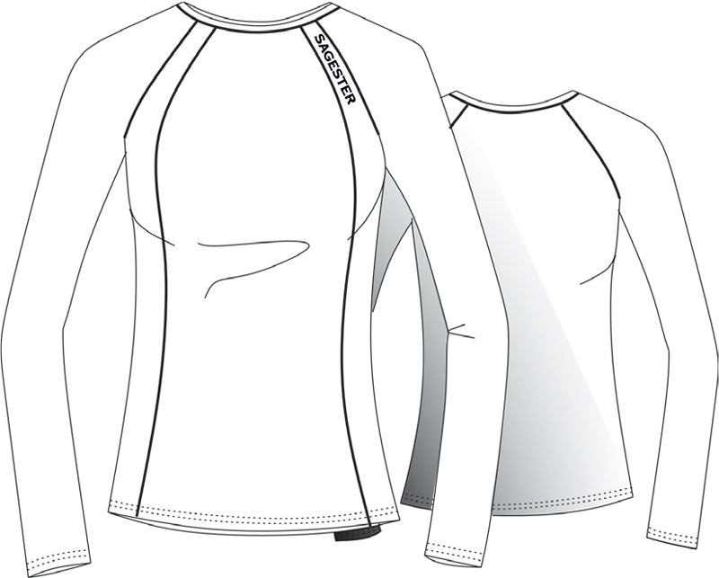 Sagester disegno mod. 060/N mic 10 maglia manica lunga - Original Sport