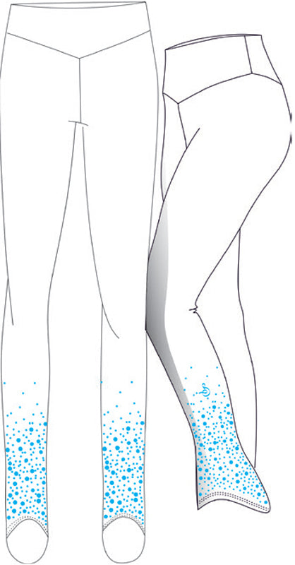 Sagester  disegno mod. 482 AR 5 leggings - Original Sport