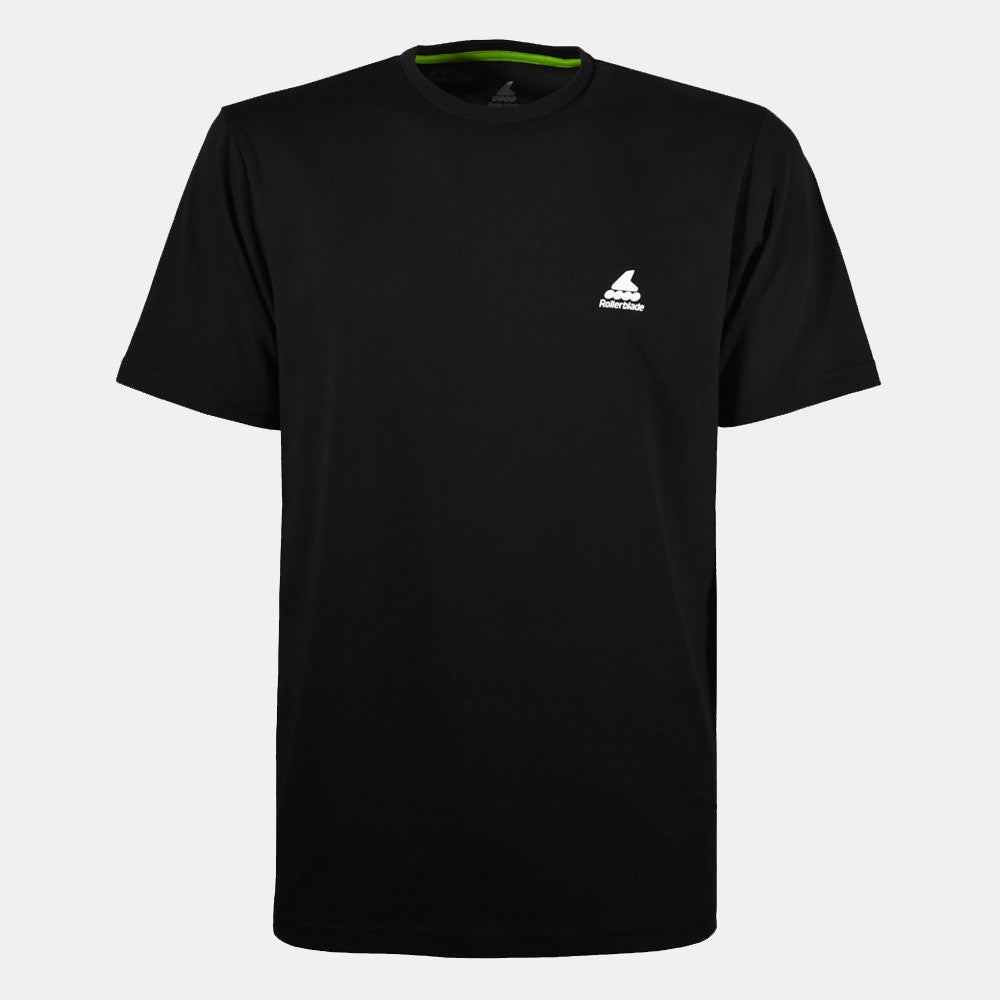 Schwarzes Unisex-T-Shirt mit Rollerblade-Logo